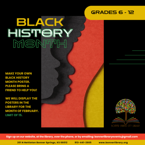 Black history month postes Jan 12 at 4:30 pm