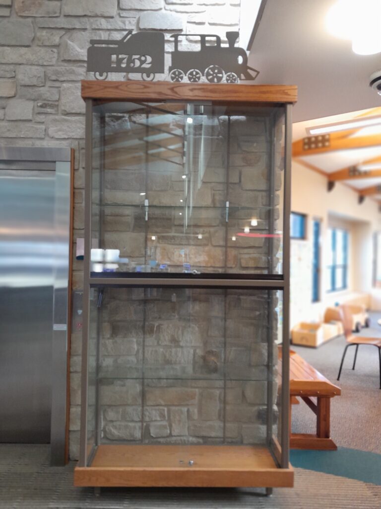 Photo of glass display case