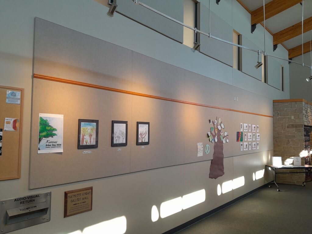 Photo of our gallery wall