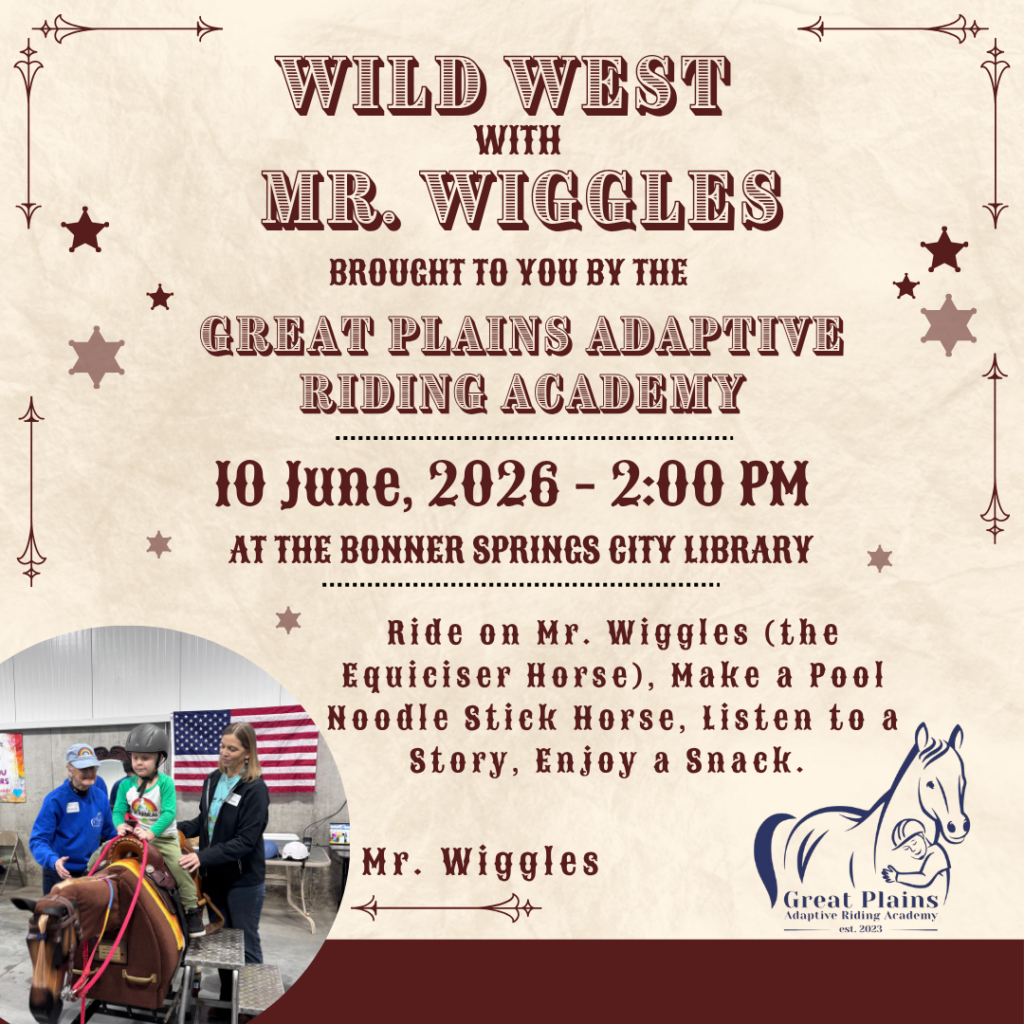Wild West with Mr. Wiggles Wednesday, June 10th at 2:00 pm