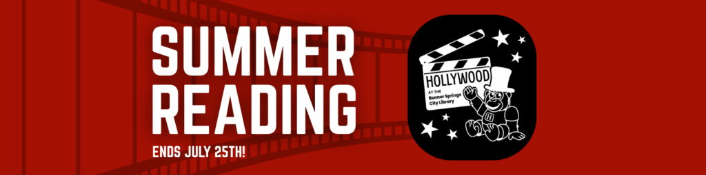 Summer reading program ends July 25th