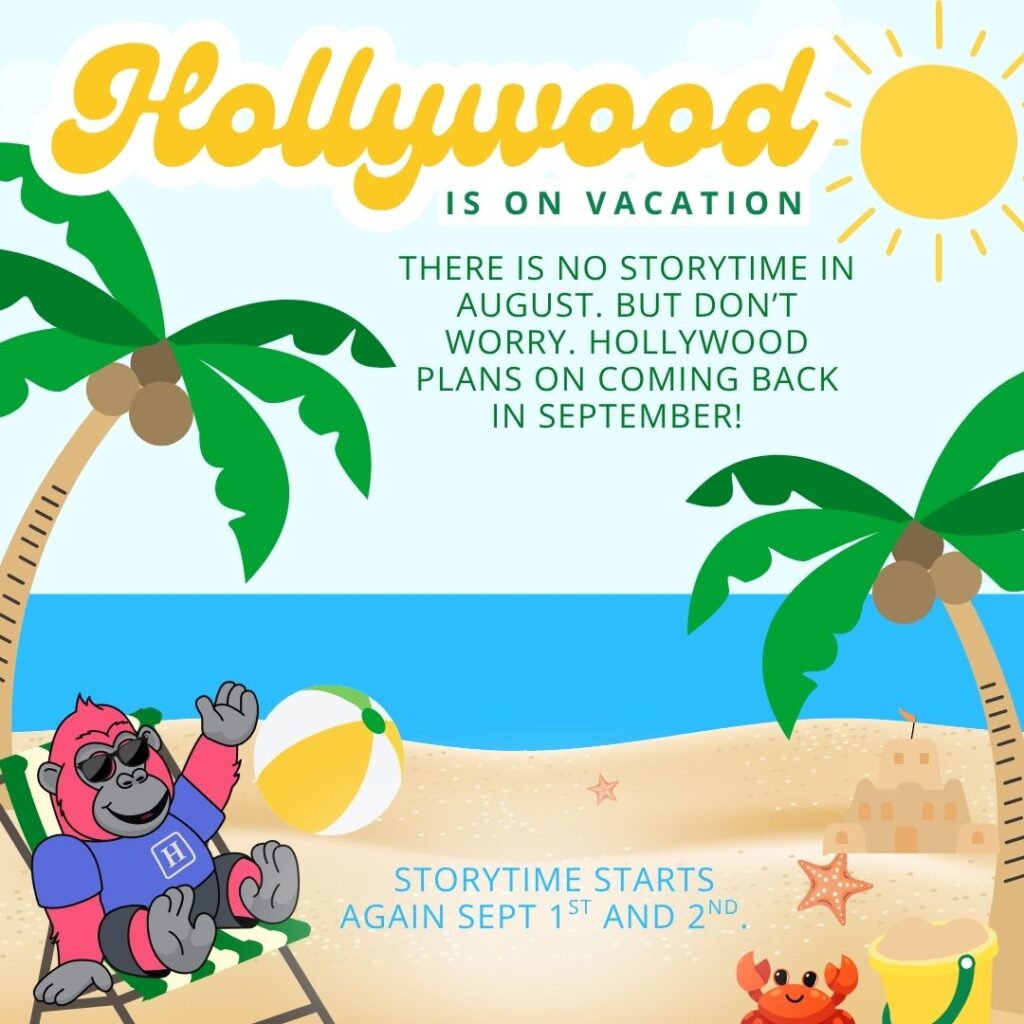 No storytime in August
