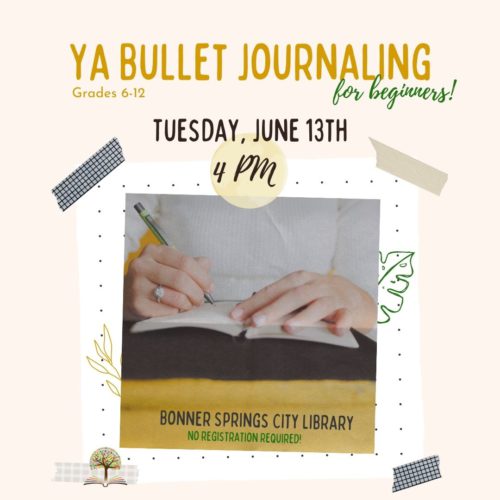 YA Bullet Journaling for Beginners